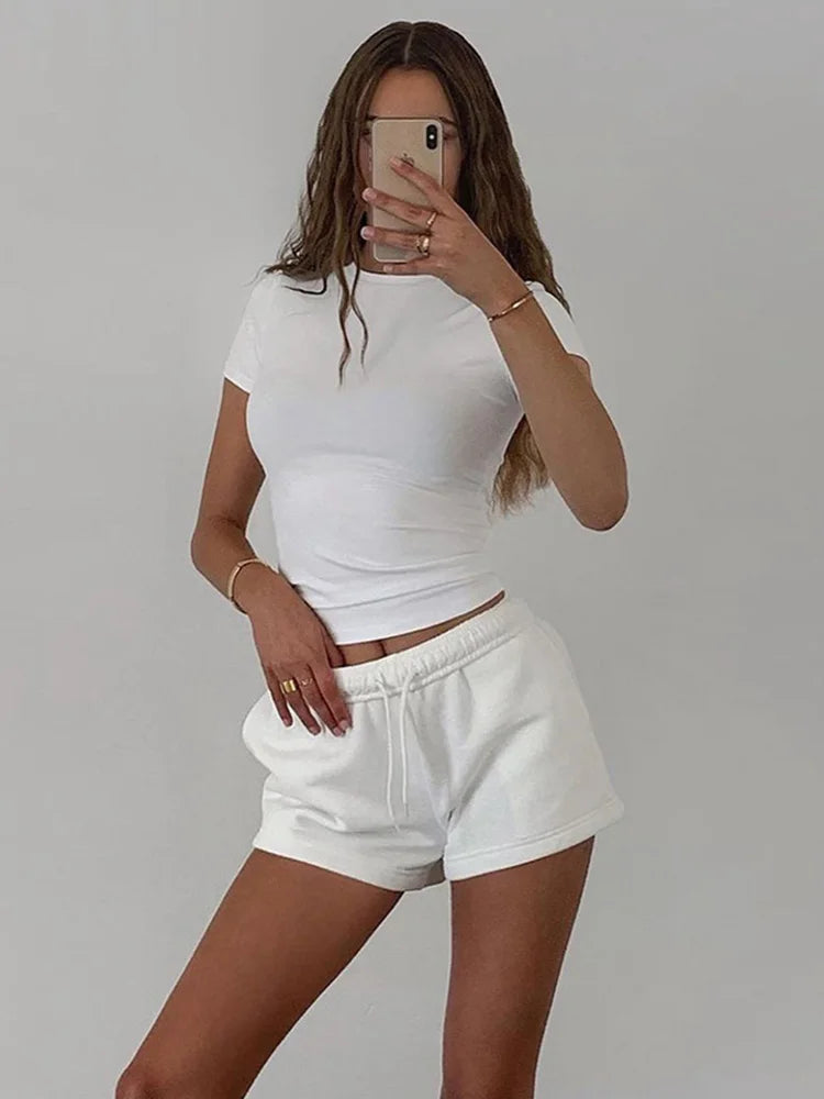 Trendy Casual Crop Top - Vibin Sleek Fashion