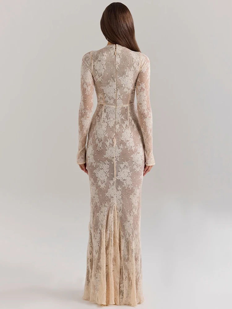Valentina Lace Bodycon Dress - Vibin Sleek Fashion