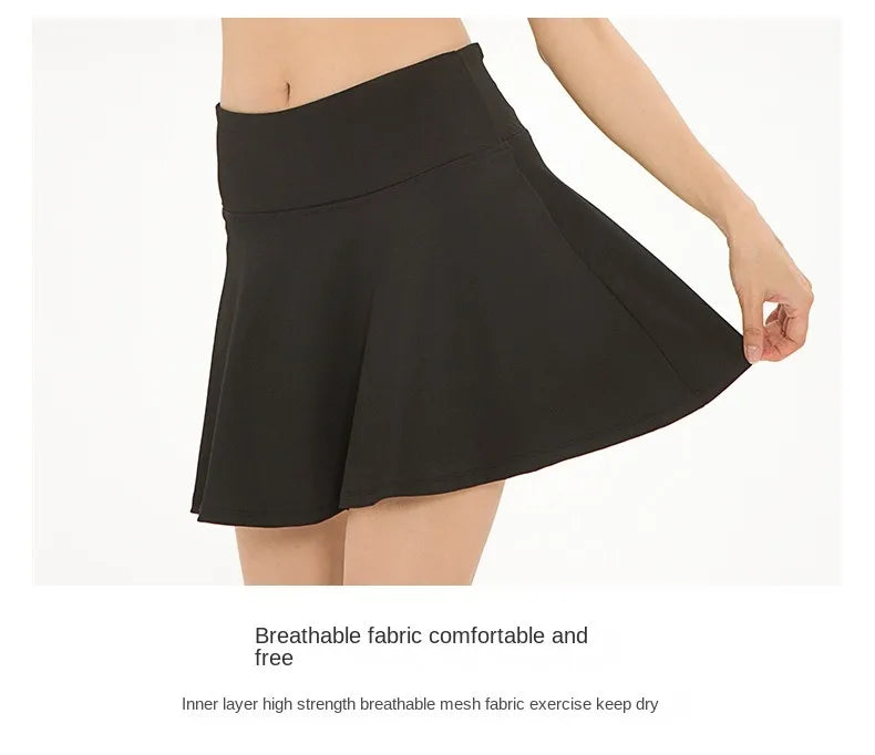 Sports Culottes Yoga Fitness Tennis Lining Skirt - Vibin Sleek Fashion