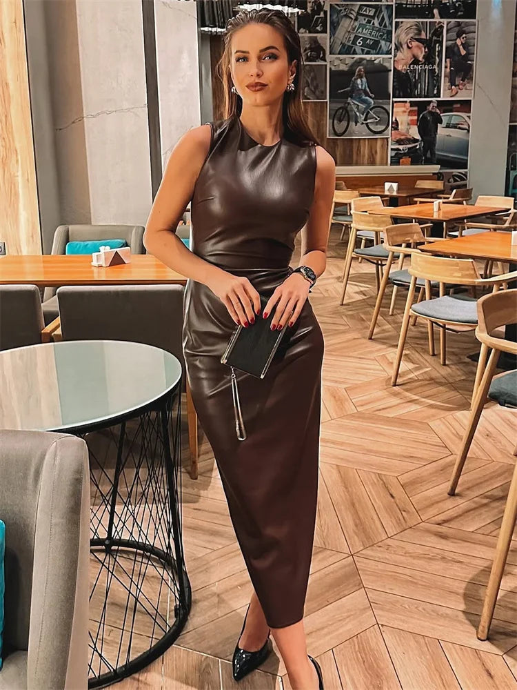 Milano Slim Patchwork Bodycon Dress - Vibin Sleek Fashion
