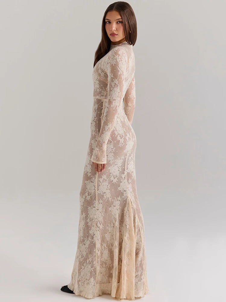 Valentina Lace Bodycon Dress - Vibin Sleek Fashion