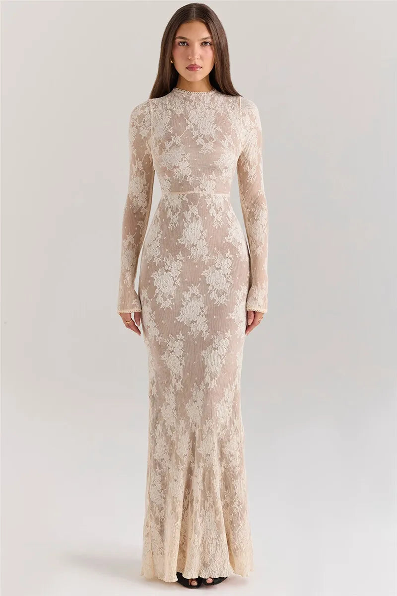 Valentina Lace Bodycon Dress - Vibin Sleek Fashion