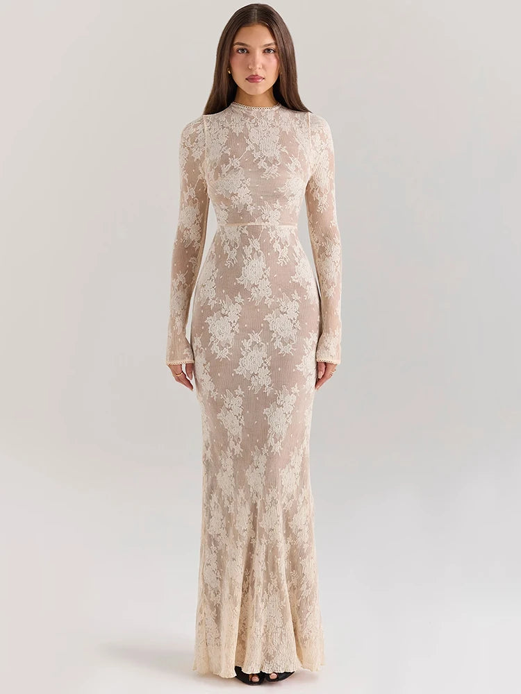 Valentina Lace Bodycon Dress - Vibin Sleek Fashion