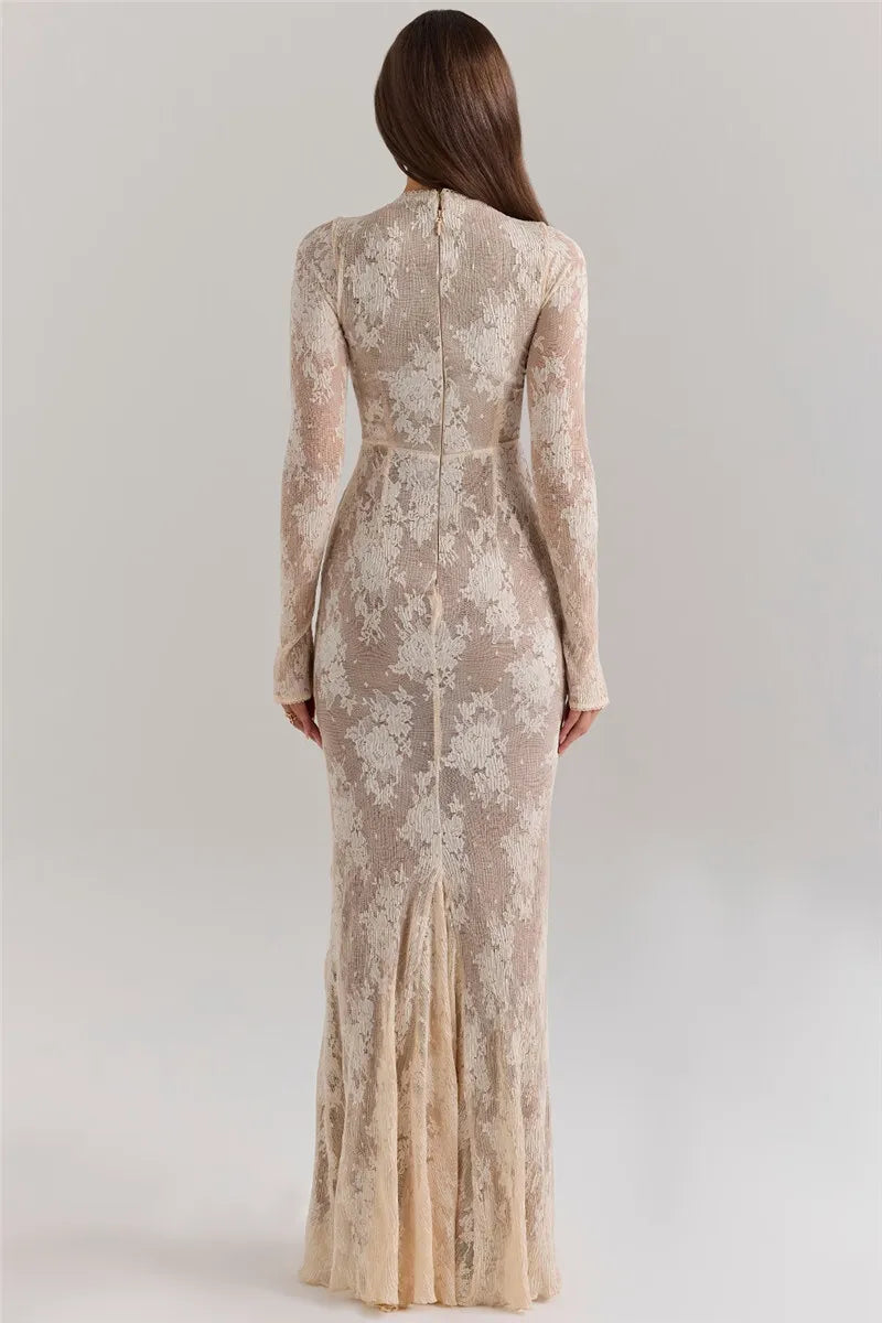 Valentina Lace Bodycon Dress - Vibin Sleek Fashion