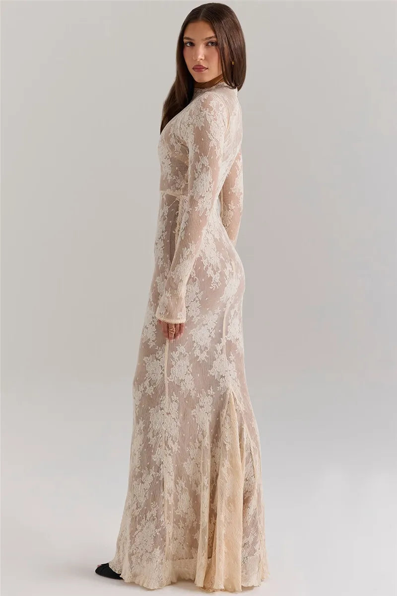 Valentina Lace Bodycon Dress - Vibin Sleek Fashion
